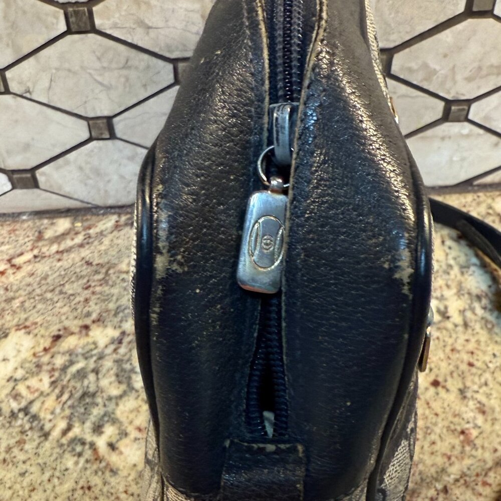 VINTAGE - GUCCI/Blue Web GG Crossbody Bag w Dust Bag (Accessory Collection) - Picture 3 of 10